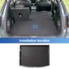 For Subaru Impreza / Crosstrek 2017-2024 Car Trunk Mat TPE 3D All Weather Waterproof Floor Mat Cargo Liner Trunk Pad Accessories