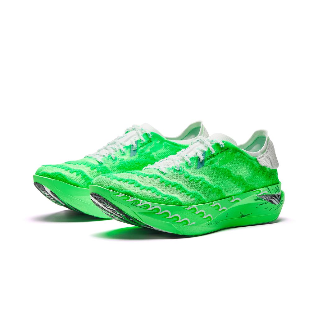 Anta C202 G9 2nd Generation Awakening Lion Series Qingcai Lion Highlighting Lion Men Running Shoes Fluorescent-Green 112545565R-1