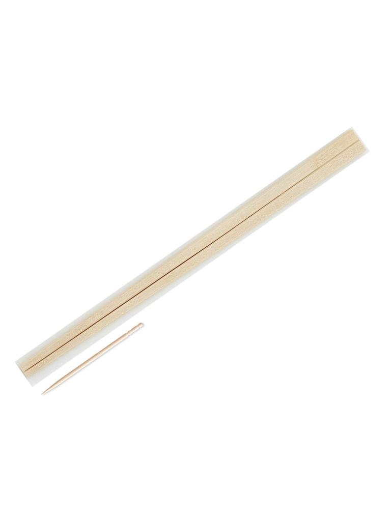 Yanagi Products Disposable Genroku 500 Individually For Commercial Large Capacity Chopsticks, Chopsticks, 20.3cm, Toothpicks, Servings, Wrapped, Use,