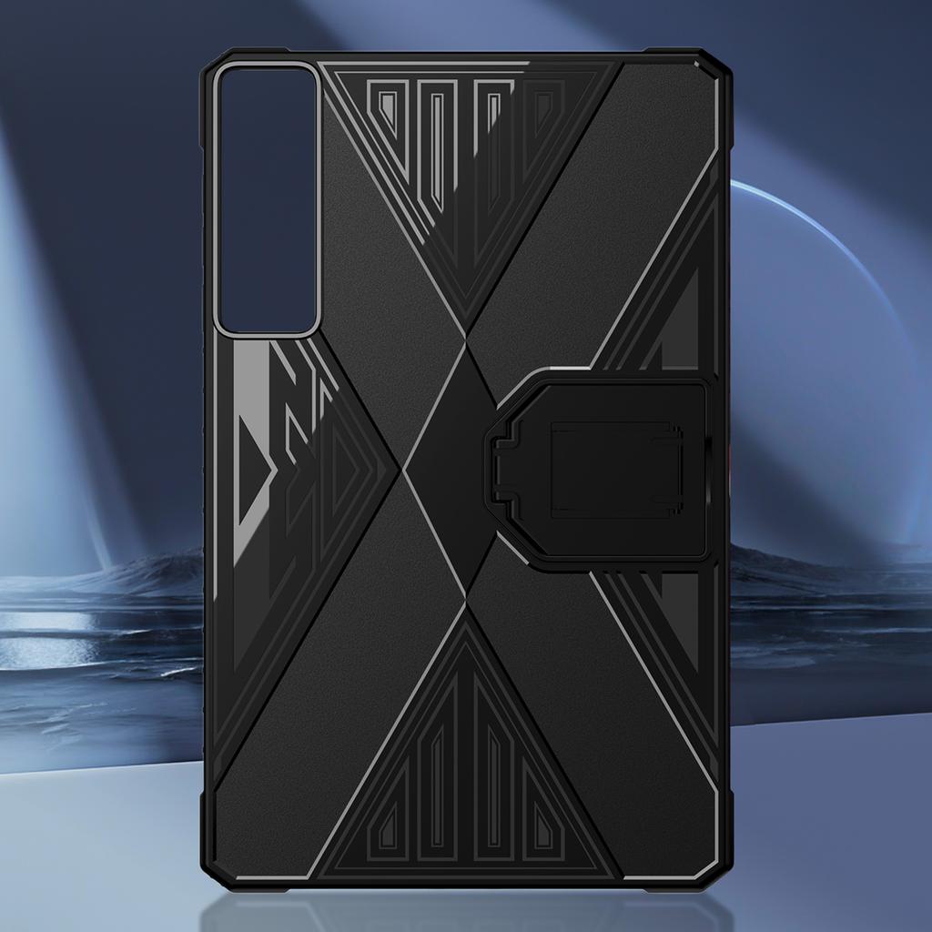 Protective Cover for Legion Y700 5th 2026 Gaming Tablet TPU Back Cover with Folding Stand Anti-Scratch Drop-Resistant