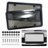 Transparent License Plate Holders with Screws UV Resistant Universal Fit