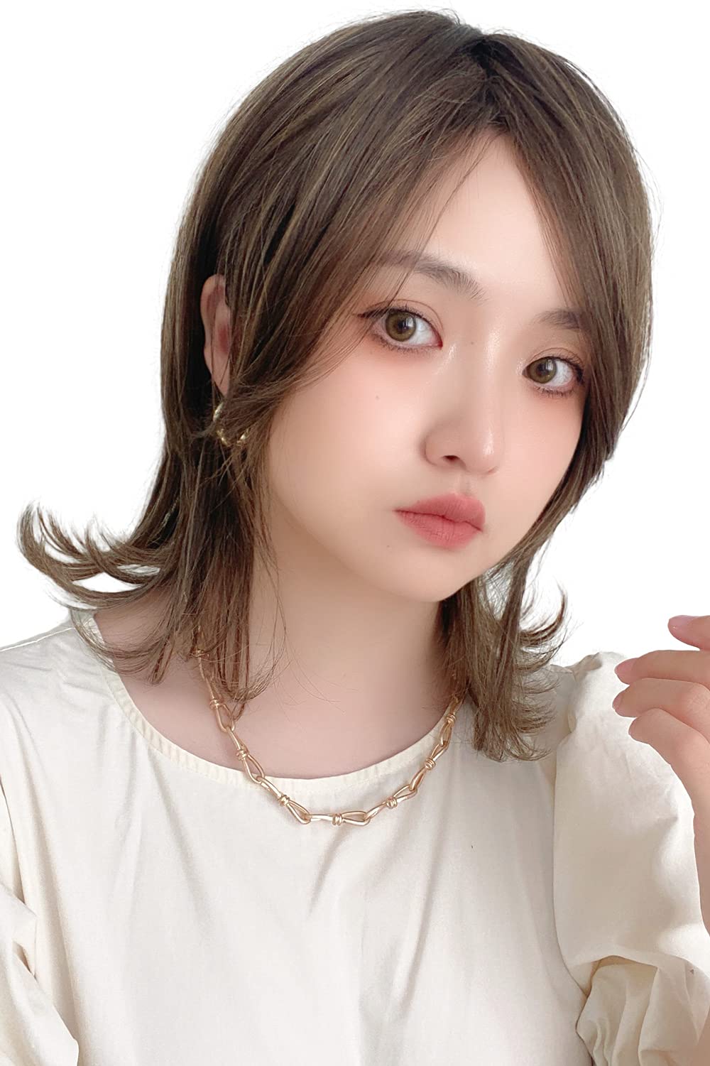 

Soft Wolf Layered Wig Short Bob Natural Full Wig Wolf Wolf Hair [Brightlara] hf1510-DQ