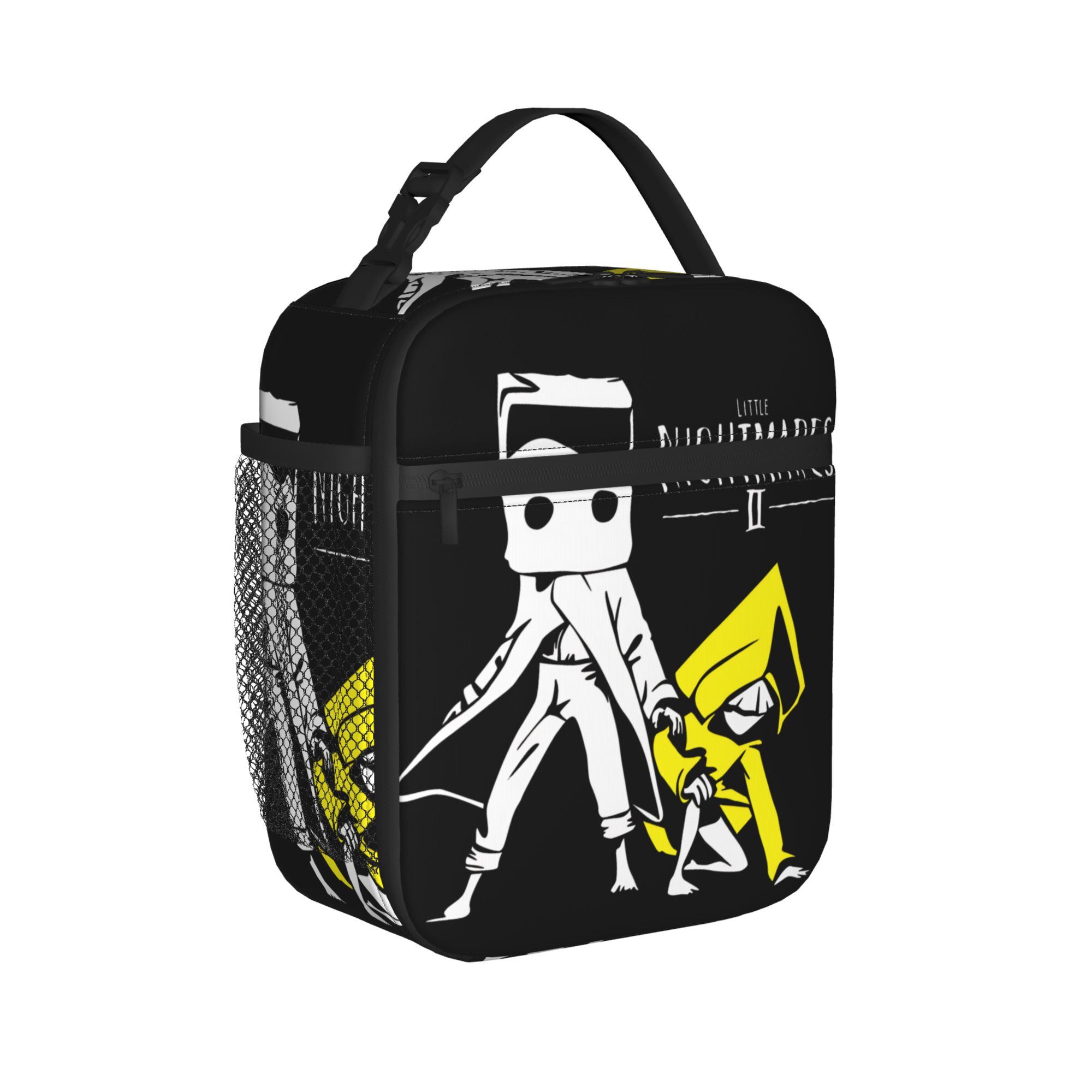 The Little Nightmares Six And Mono  Insulated Lunch Bag Cooler Bag Reusable,Lunch Container  Portable Lunch Box Tote Bento Pouch One Size