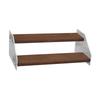 Elegant Wooden Display Rack for Organizing Dessert Jewels and Action Figurines