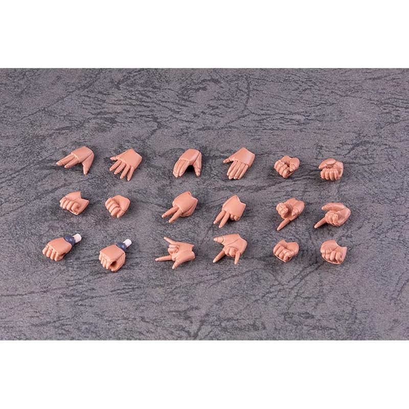 Robot New Human Polynian Polynian Hand Parts Set [Brown Fresh] Non-scale PVC & ABS painted finished product