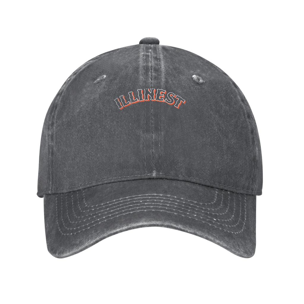New York Illinest Casual Gatherings Baseball cap Easy To Clean Unisex Denim Sports Cap
