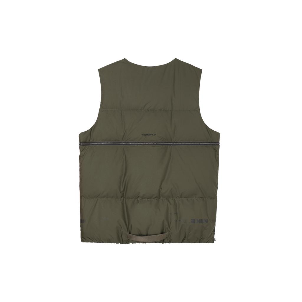 Nike Vests Men's Green Crew Neck Moderate Workwear DH1065-325