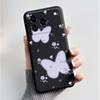 Phone Case For ZTE Blade A76 4G Z2474 Casing Fashion Butterfly Flower Black Soft Back Cover For ZTE Blade A74 BladeA74 4G Bumper