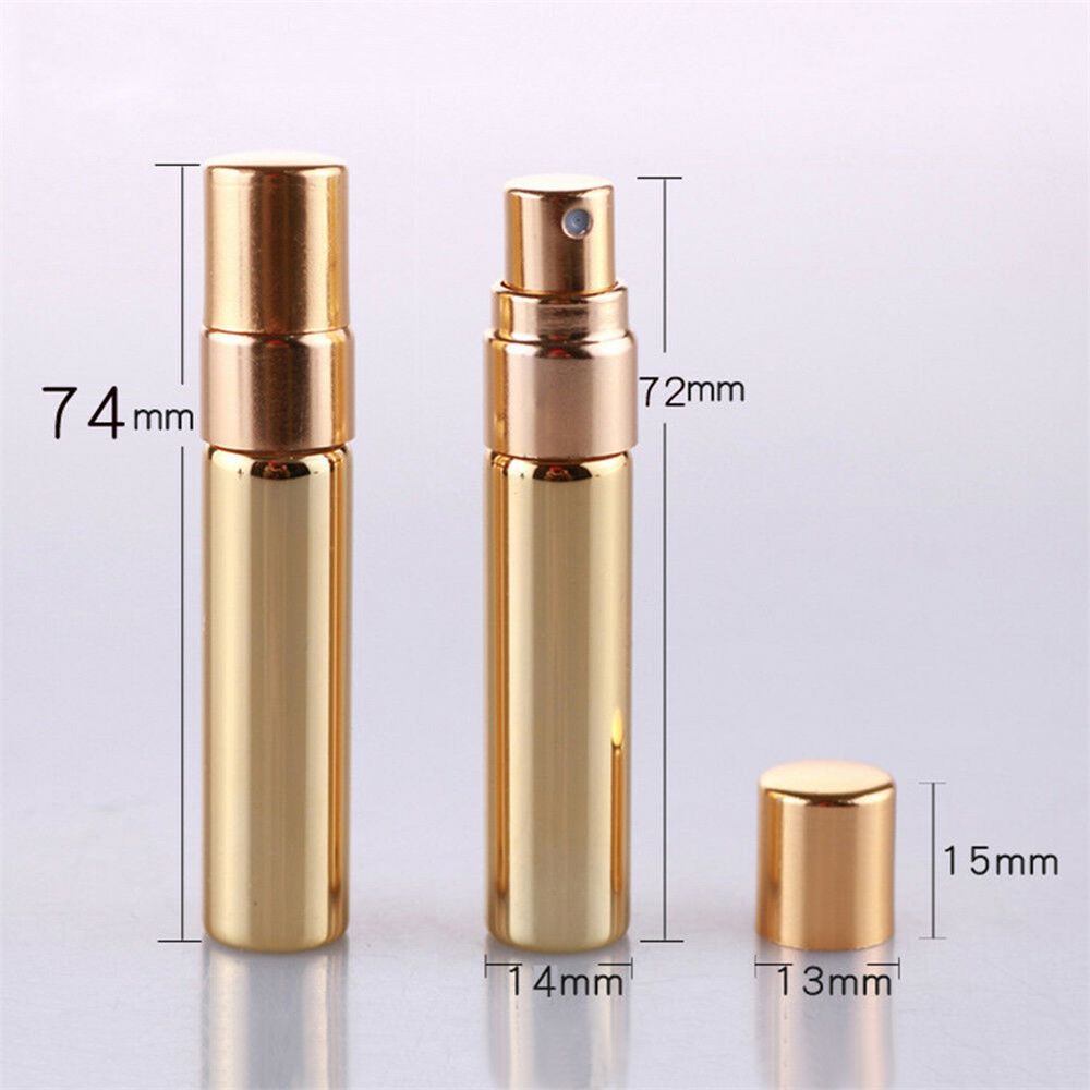 Portable Travel Alcohol  Spray Glass Bottle Atomizer Refillable Bottles Scent Pump
