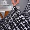1Pc Elastic Shell Chair Cover Geometric Style Removable Spandex Seat Slipcover Anti-Dirty Non-Slip Chair Cover For Wedding Home