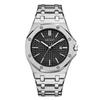 Men'S Classic Business Steel Belt Watch Waterproof Luminous Calendar Watch 1085