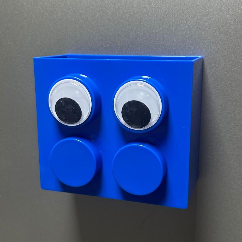 Sød Murstens Magnetisk Opbevaringsboks Køleskabsmagnet Holder Vægbeslag Penneholder Køleskabsorganisator Til Køkken Hjemmekontor Organisator