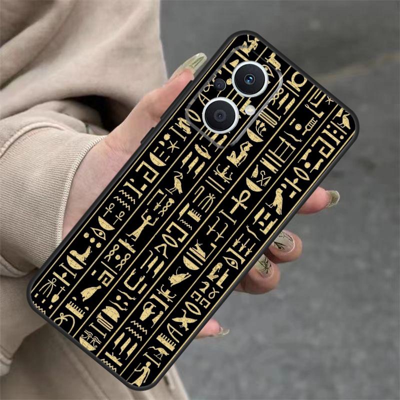 Egypt Pharaoh Mural Case For OPPO Reno 14 12 11 10 13 Pro 14F 13F 12F 11F 8 7 Lite OPPO Find X9 X8 X6 Pro Cover