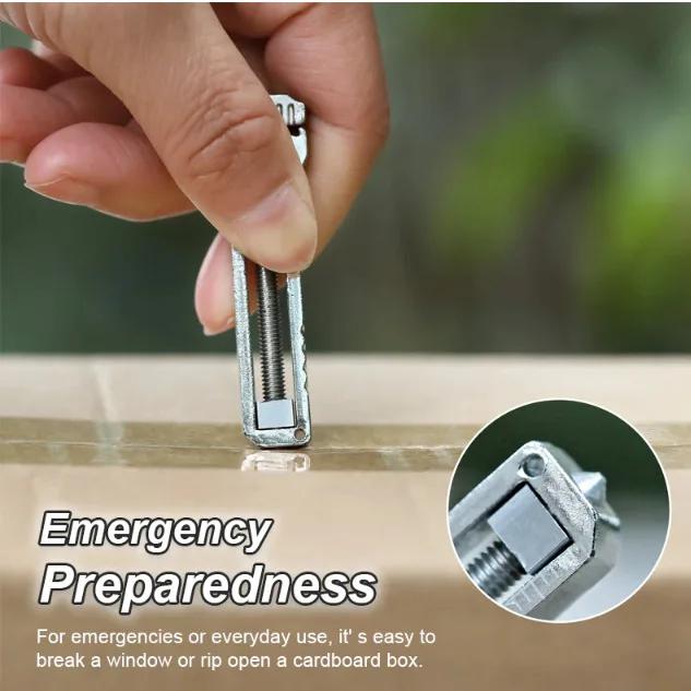 Mini-skiftnyckel Fick-Bärbar Multiverktyg Verktyg för Utomhus-Camping Kompakt Titanlegering Flasköppnare Utomhus Små Verktyg