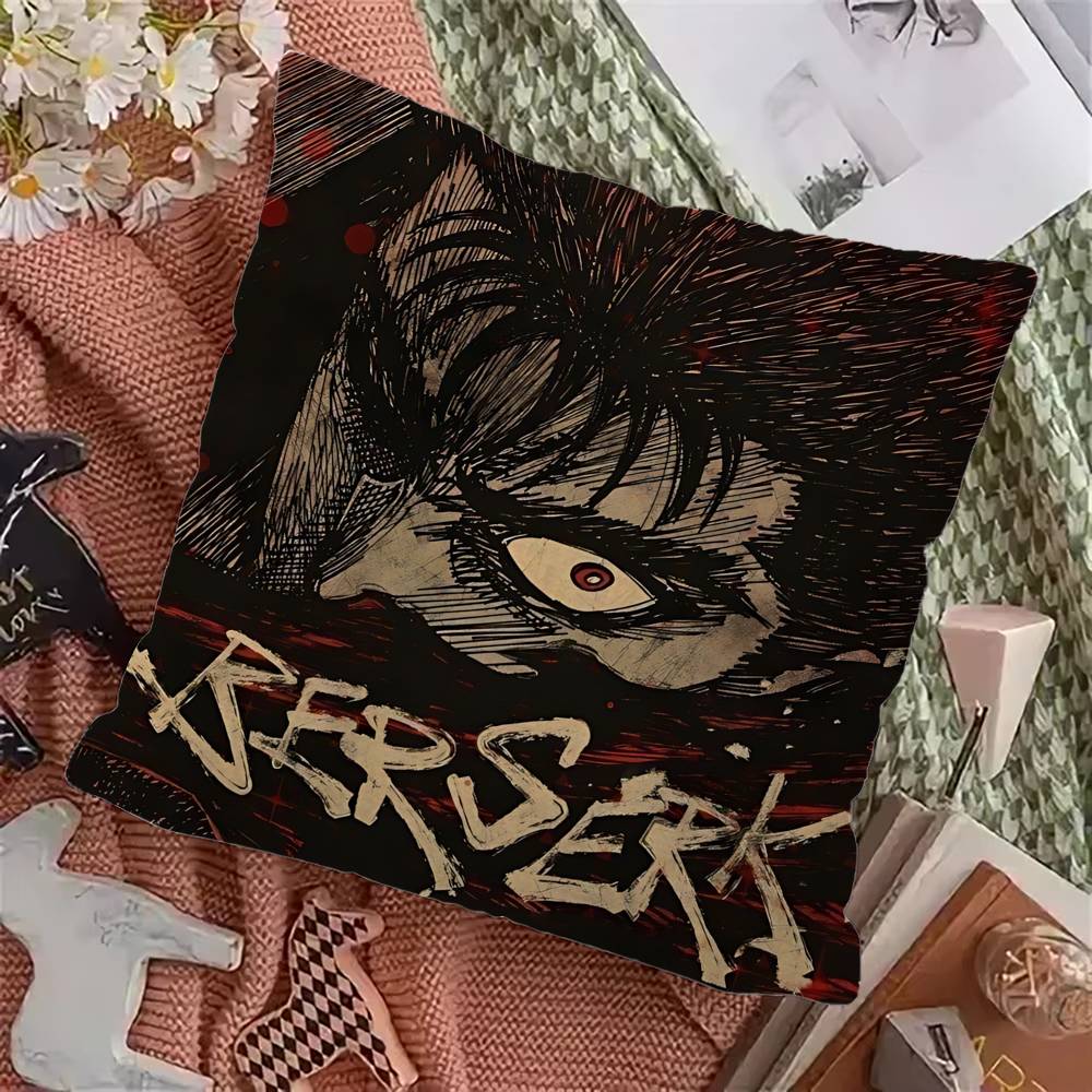 Anime B-berserk Pillow Anime Pillow Sofa Bed Head Pillow Cover Cushion Cover 45x45 Cm Fashion