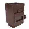Downspout Filter Weather Proof Space Saving Gutter Downspout Leaf Filter Adapter for 3in 4in