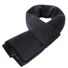 High-End100% Pure Wool Scarf For Winter Birthday Gift Men'S Knitted Thickened Warm Scarf 180*30Cm