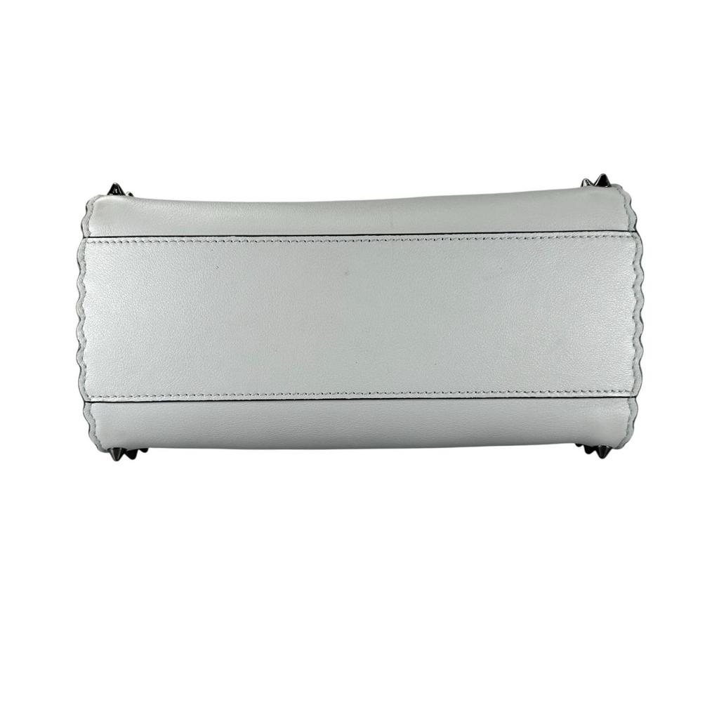 Fendi Pea Curve Handbag Blue Women Used