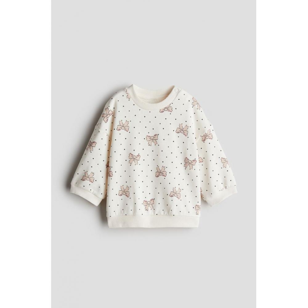 

Толстовка с принтом HM белая лента