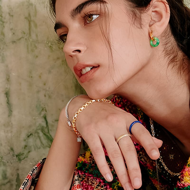 BE/GINS Larin Anchor Chain Solid Bracelet