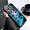 Blue Sea Gradient Black iPhone 15/16/17 Pro Max Protective Case