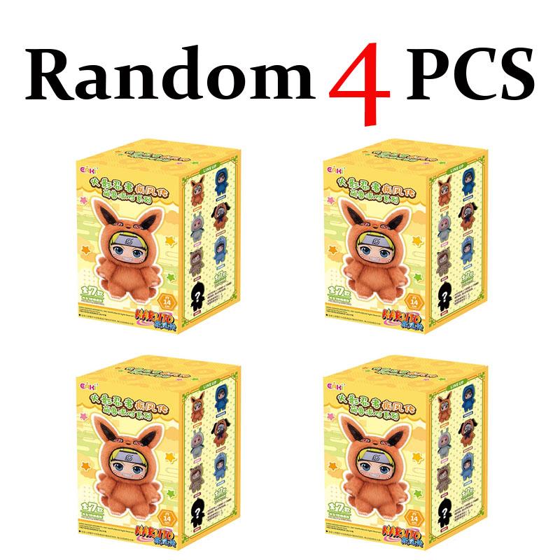 New TOPTOY Eaki Naruto Cute Beast Party-Naruto Sasuke Blind Box& Figure Keychain Charm Ornament Toy Christmas Gift