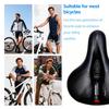 Bicycle Seat Cushion Suitable for Both Men and Women, with Dual Shock Absorption Memory Foam Padding, Waterproof Saddle f Stationary, Sports, Mountain