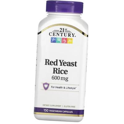 Czerwony ryż drożdżowy, Red Yeast Rice 600, 150wegekaps (71440026)