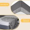 3PCS Bedding Set Fitted Bed Sheet With Elastic Band Solid Color Mattress Covers Protector For Single Double King Beds Single Double King Queen Beds