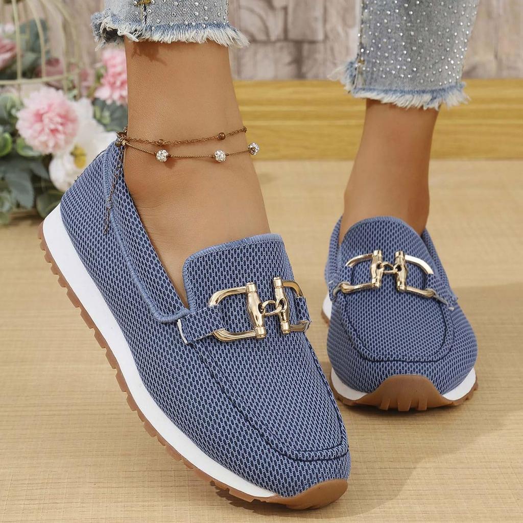 Women's Casual Loafers Comfortable Orthopedic for Women Business Non- Walking Fashion Retro Lightweight Work Flats Loafer Shoes