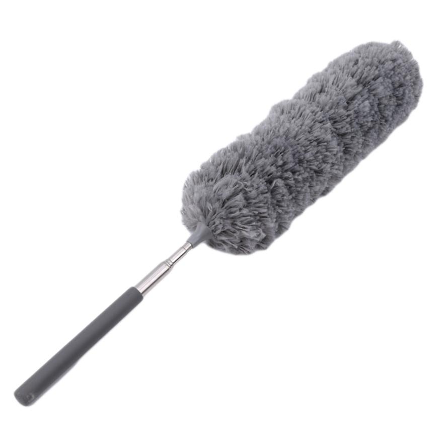 Stainless Steel Retractable Fiber Duster Non-feather Duster Dusting Duster Dust Removal Tool