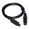 RIKYJIC FT232RL USB to RS485 DMX512 XLR 5-Pin Converter Cable for Freestyler Stage Lighting Controller (1.8 Meter)