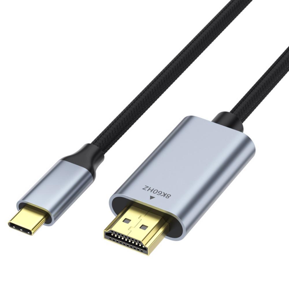 4K HDMI To Type C Cable for Phone PC Monitor Screen Mirroring High Speed HD Video Audio Sync