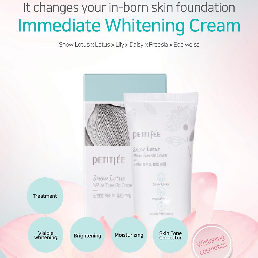 

PETITFEE Snow Lotus White Tone Up Cream 50ml AUTHENTIC STORE