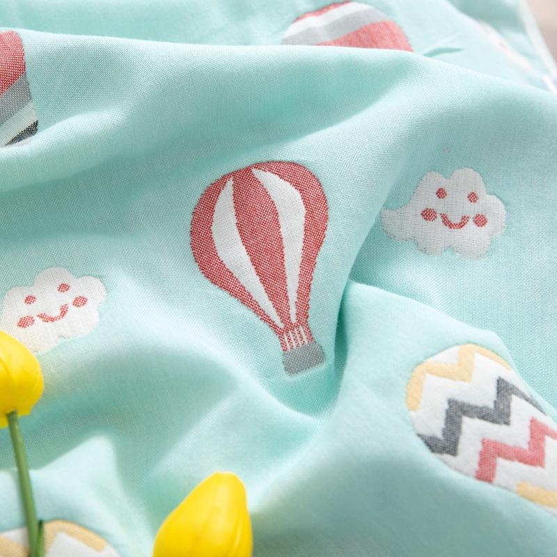 Class A Cotton Six-layer Gauze Children Throw Blanket Couch Soft Towel Quilt Single Double Summer Air Conditioning Cover Blanket For Kids Adult