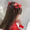 Blumenkinder Schleife Perücke Haarnadel Quasten Hanfu Haarstäbe Allround Antiker Stil Haarnadel Baby