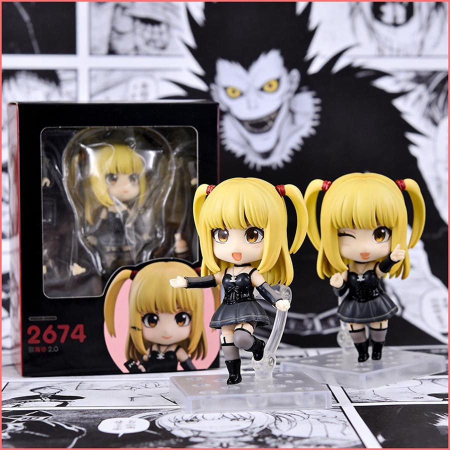 10cm Death Note Anime Figure Amane Misa Action Yagami Light Figurine Collection Model Doll Toys L PVC 2674 1200 1160 Poseable Articulated Scale