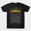 T-shirt Homme Impression Noire Jcm 800 Amplificateur Guitare Impression sur Papier de Transfert Sans Découpe Coton T-shirt