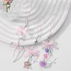 Ribbon Bowknot Bear Dices Key Accessory with Star Embellishments Unique Styles for Everyday Fashion Accessory Outfits