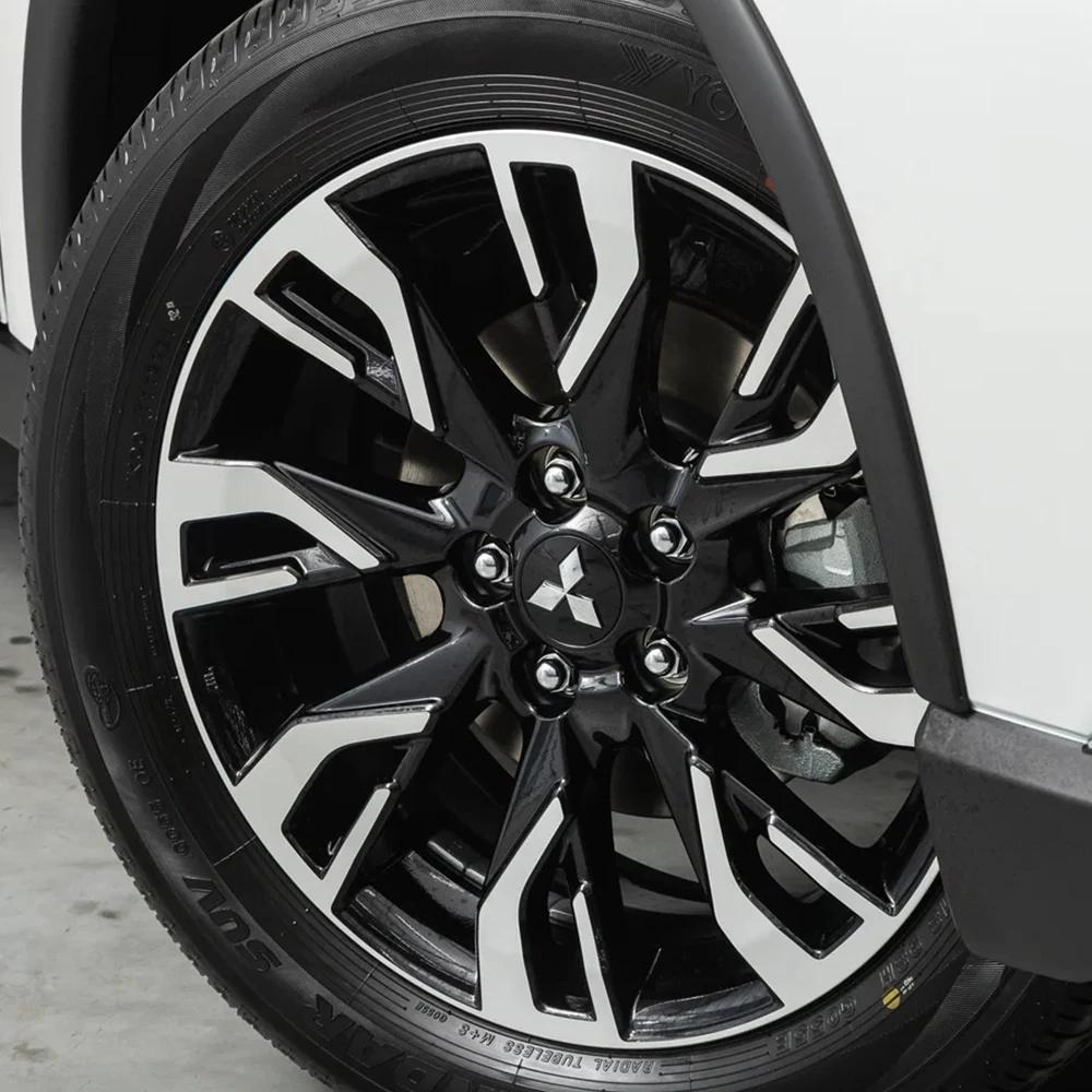 60mm Car Hub Cap Wheel Center Emblem Cap for Mitsubishi Lancer 10 Xpander Pajero 4 Montero V73 Triton Evolution Evo Eclipse