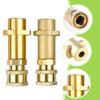 High Pressure Washer Adapter Brass 1/4Inch Connector Quick Insert for K2 K3 K4 K5 K6 K7 Pressure Washer Foam Nozzle