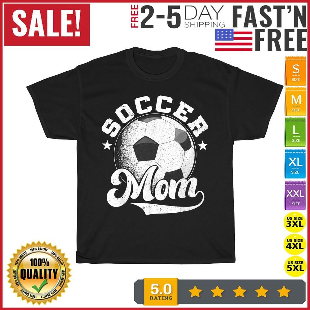 

Soccer Mom Vintage Funny Soccer Mom Shirt Mother s Day Vintage T Shirt Men Women XL
