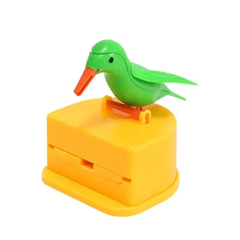 Kreative Zahnstocher Halter Cartoon Kleine Vogel Zahnstocher Behälter Presse Zahnstocher Spender Lagerung Box Automatische Küche