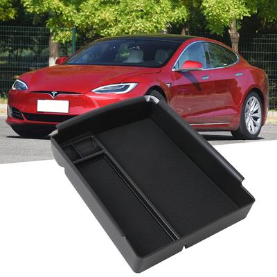Car Central Armrest Storage Box Holder For Tesla Model X  Later Model S 2016-2018 Center Console Organizer Tidying