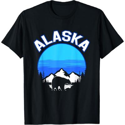 Alaska Bear _ Aljašská příroda Hory Tričko