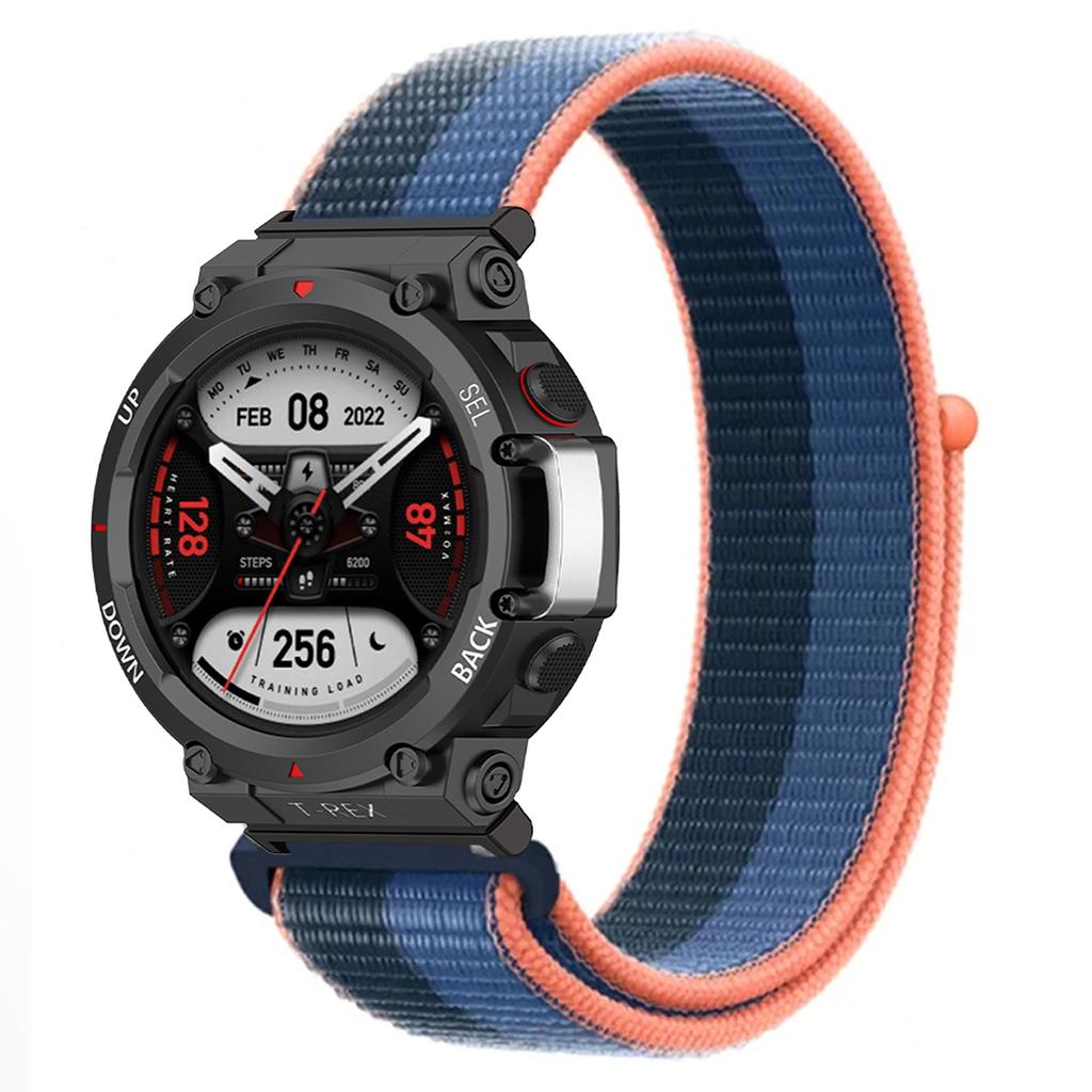 Nylon Loop Strap For Huami Amazfit T-REX 3/2 Smart Watch Band Women Men Bracelet For Amazfit T-Rex/T-Rex Pro Wristband Correa