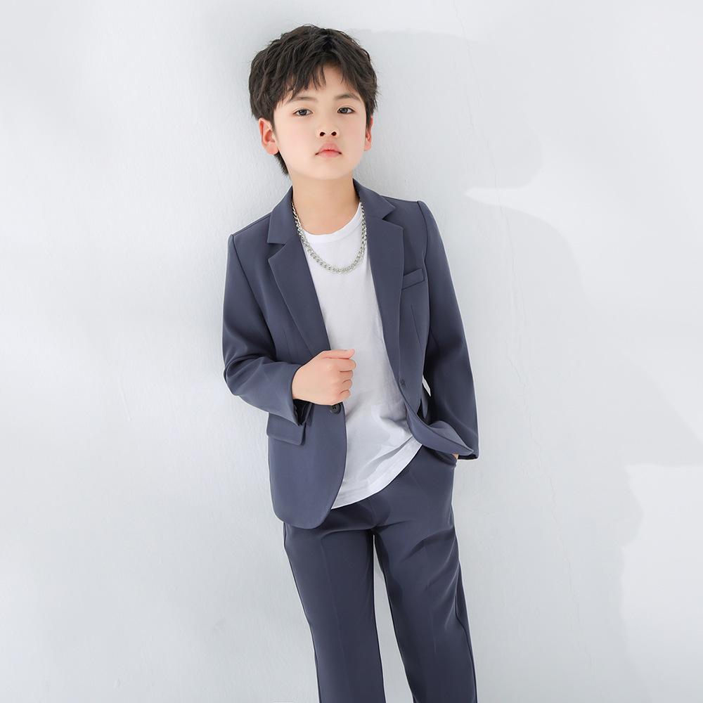 Boy's Spring/Summer Casual Blazer Set - Toddler Hosting & Photography Outfit, Flower Boy Wedding Suit