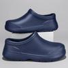 Men Work Chef Shoes Non-Slip Casual Loafers Waterproof and Oilproof Flat Shoes Restaurant Shoes Outdoor Rain Boots for Male