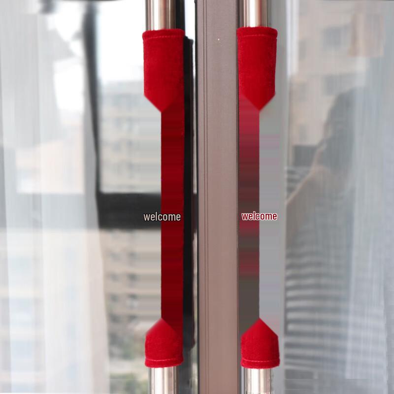 GOWKE Velvet Glass Door Handle Protector