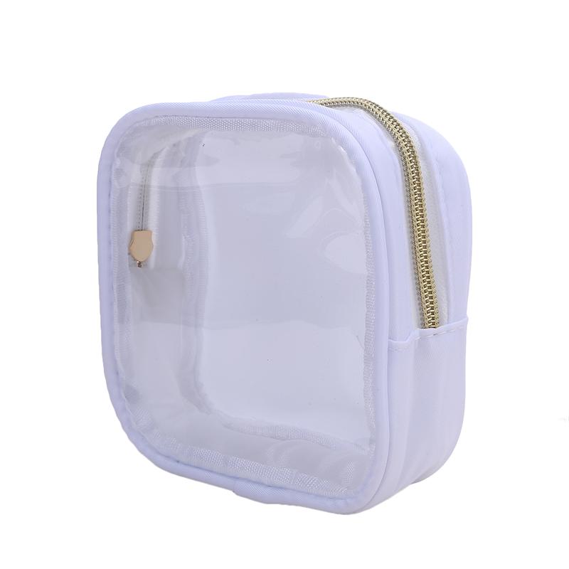 Multifunctional Pvc Cosmetic Bag Waterproof Zipper Small Storage Bags Cosmetic Women'S